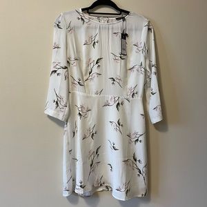 Dynamite Floral 3/4 Sleeve Dress